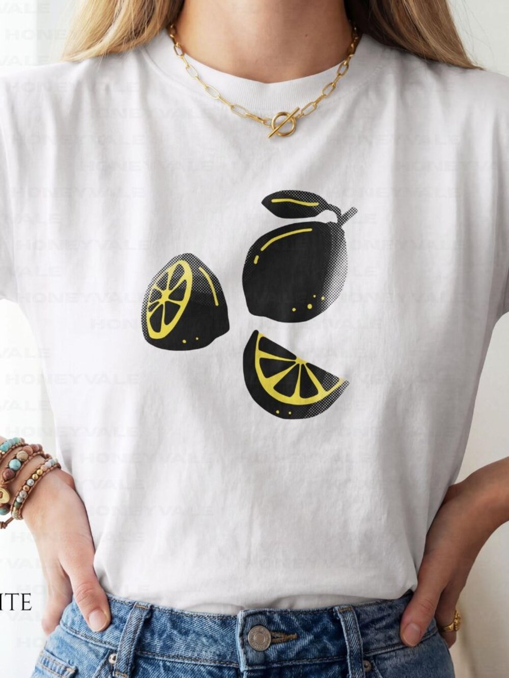 🍋☀️ Cute Yellow Lemon T-Shirt | Retro Citrus Tee